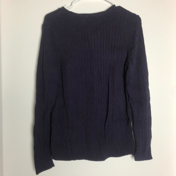 Croft & Barrow Purple Long Sleeve Sweater Women Size L - Picture 4 of 5